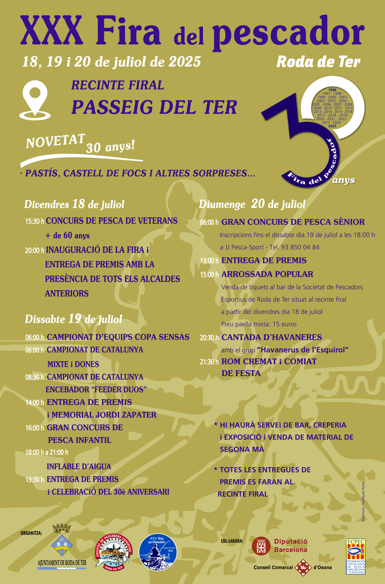 Programa d'actes XXX Fira del Pescador 2025