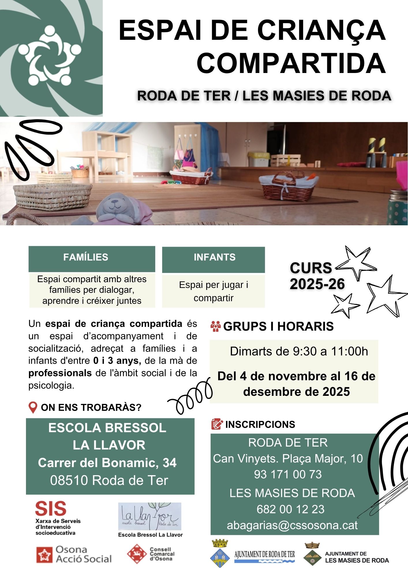 Espai de criança compartida a l'Escola Bressol la Llavor 