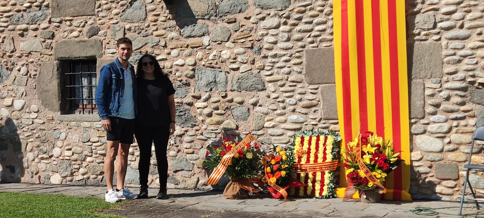 Ofrena floral a Bac de Roda. 11 de Setembre de 2024