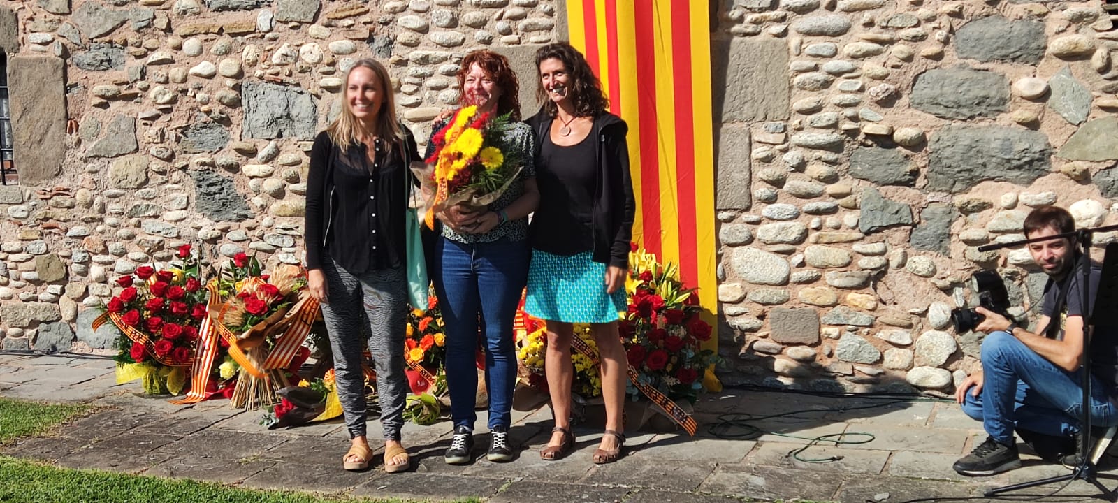 Ofrena floral a Bac de Roda. 11 de Setembre de 2024