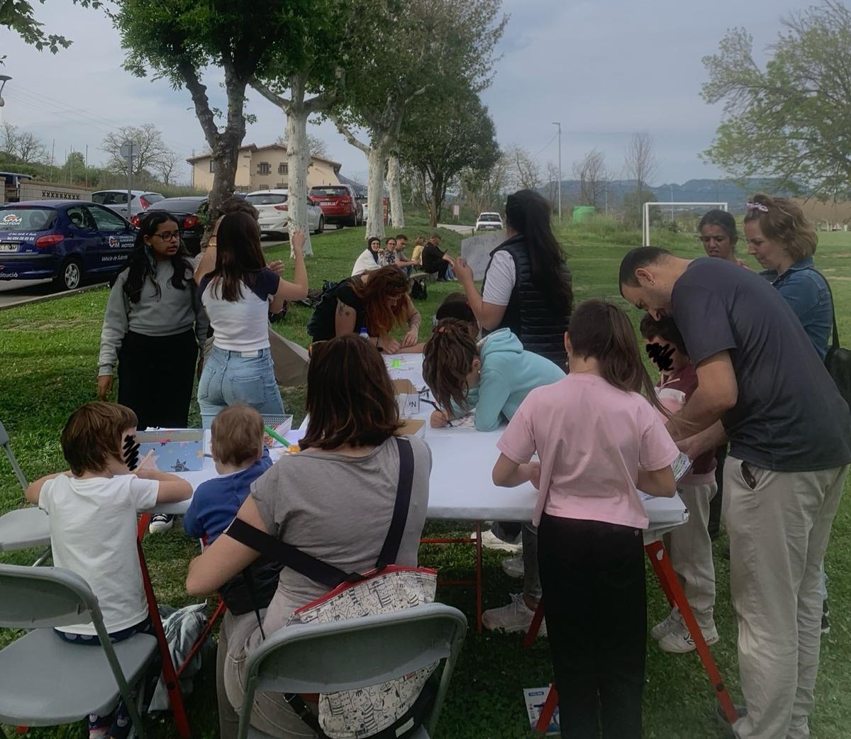 Activitat del Consell d'infants al projecte de Plaça x Plaça