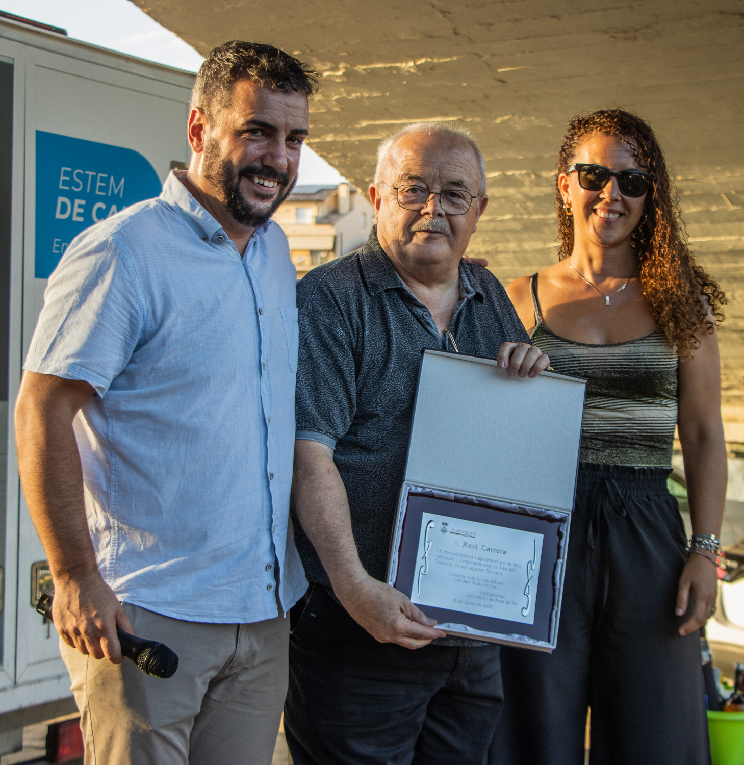 Roda de Ter celebra els 30 anys de la Fira del Pescador amb un homenatge a Xavier Carrera i als alcaldes de les tres dècades