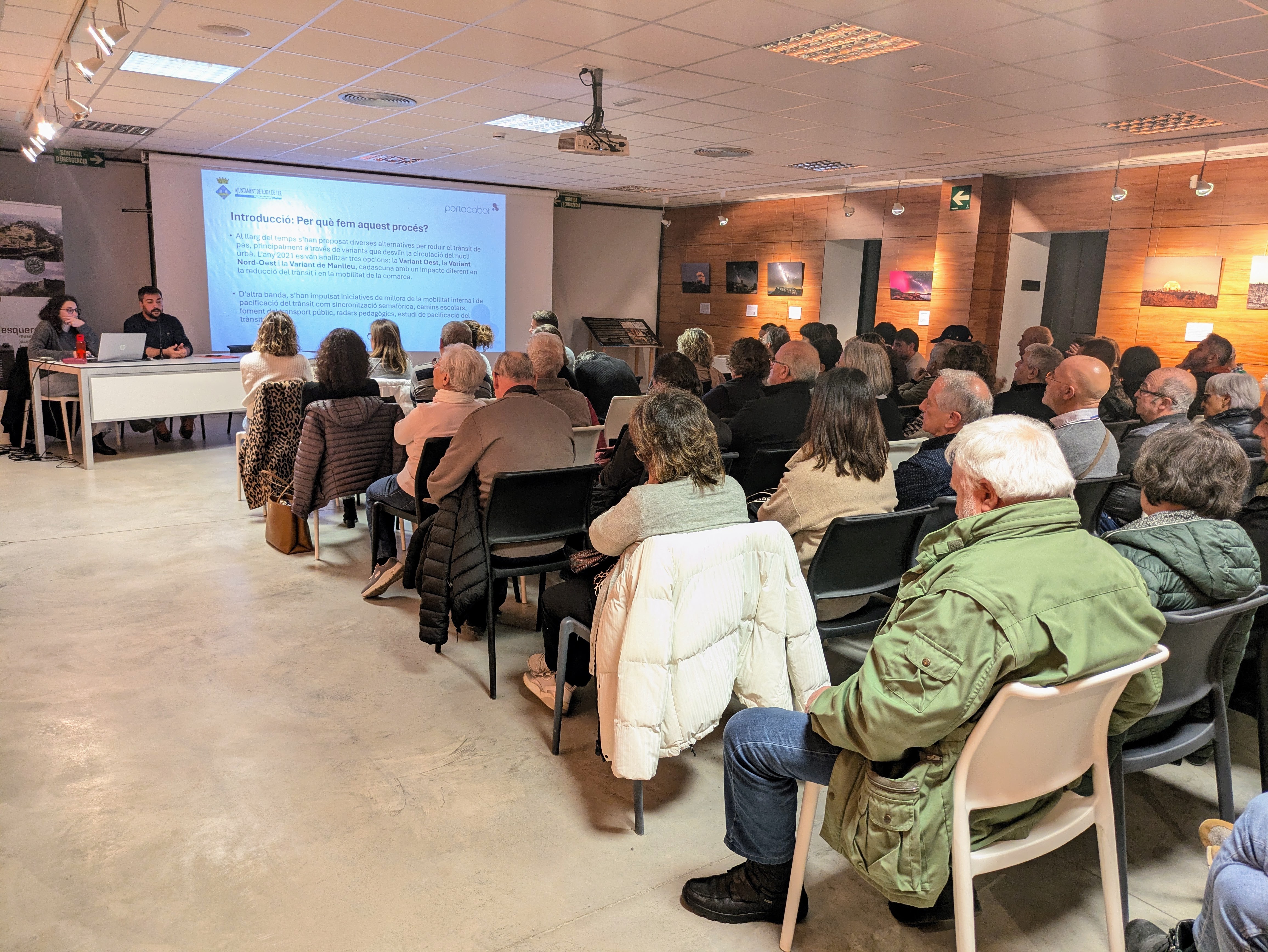 La reuni&oacute; informativa que va tenir lloc el 19 de novembre al Museu de l'Esquerda.