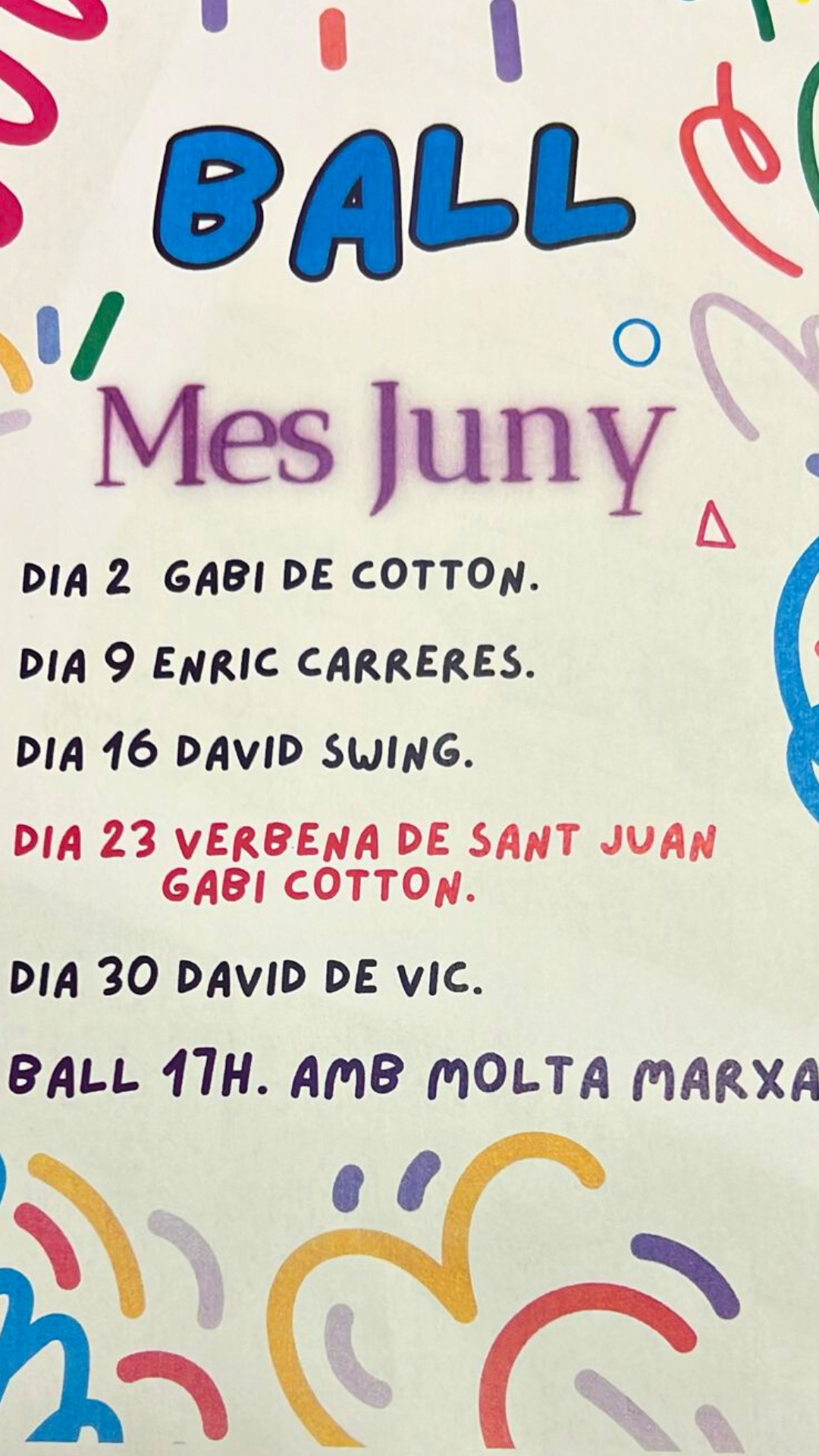 Ball amb Gabbi de Cotton