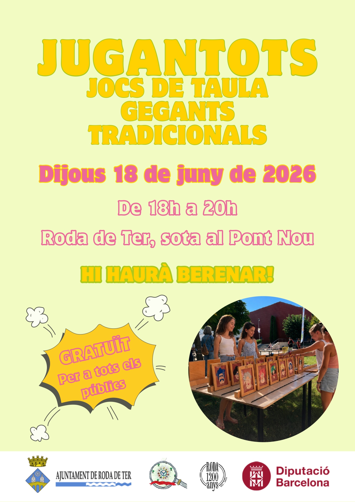 Jugantots. Jocs de taula gegants tradicionals