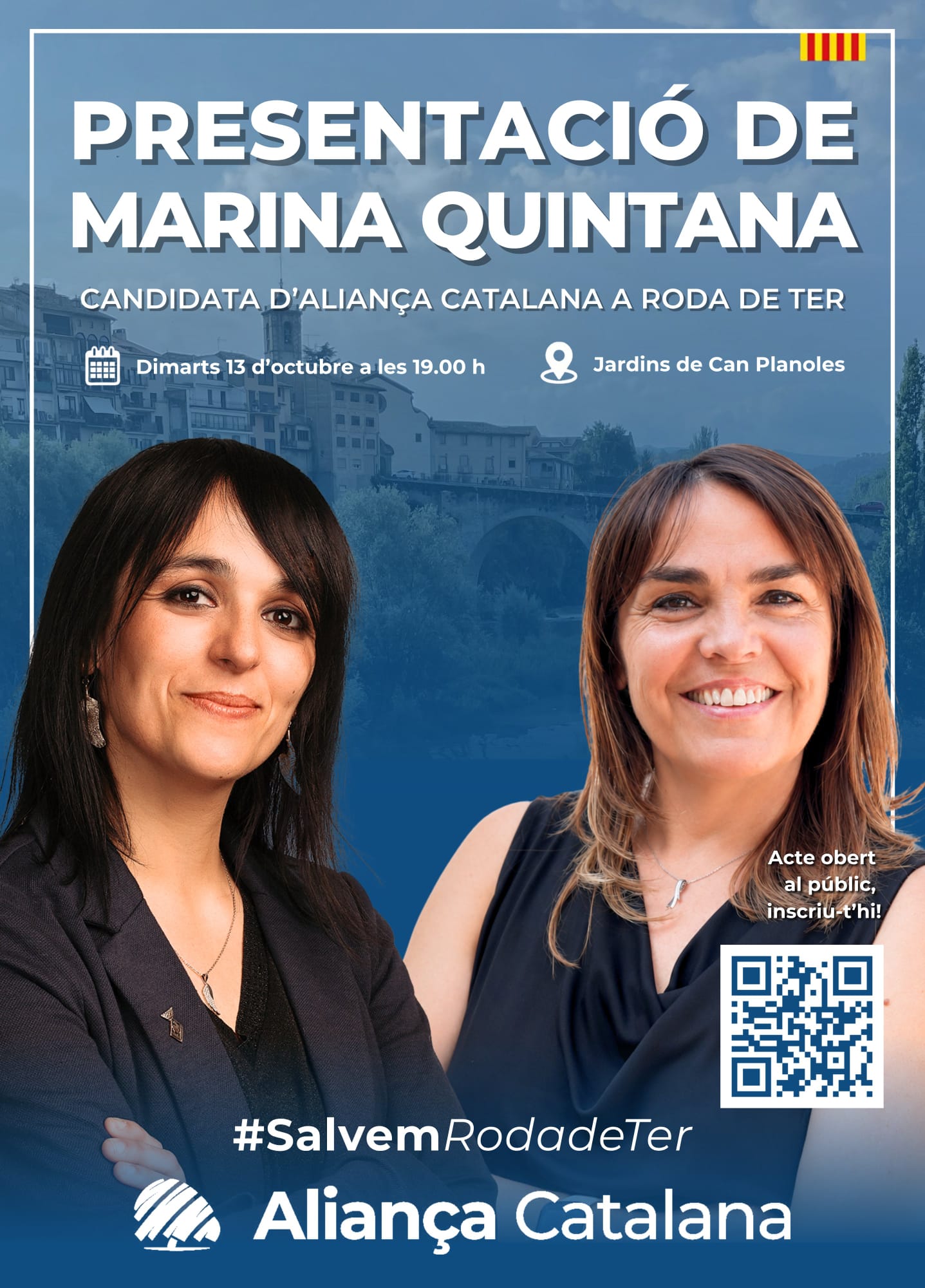 Presentaci&oacute; de Marina Quintana com a candidata d'Alian&ccedil;a Catalana per Roda de Ter