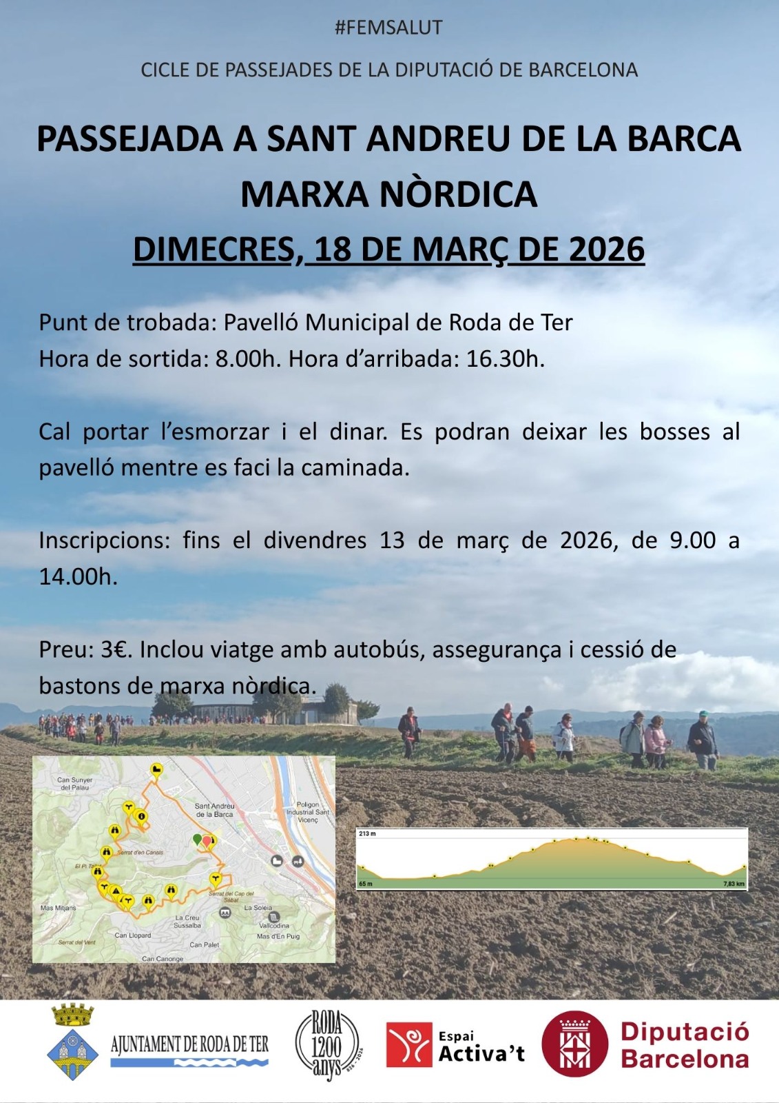 Passejada a Sant Andreu de la Barca | Marxa n&ograve;rdica