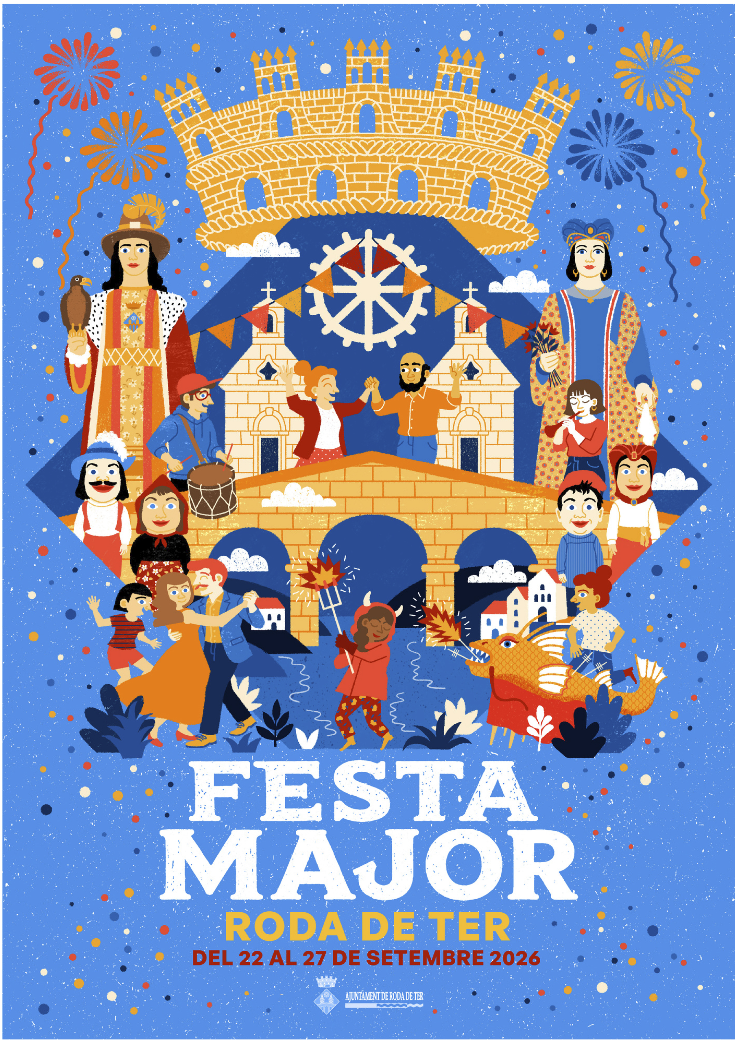 Del 22 al 27 de setembre viu la Festa Major de Roda