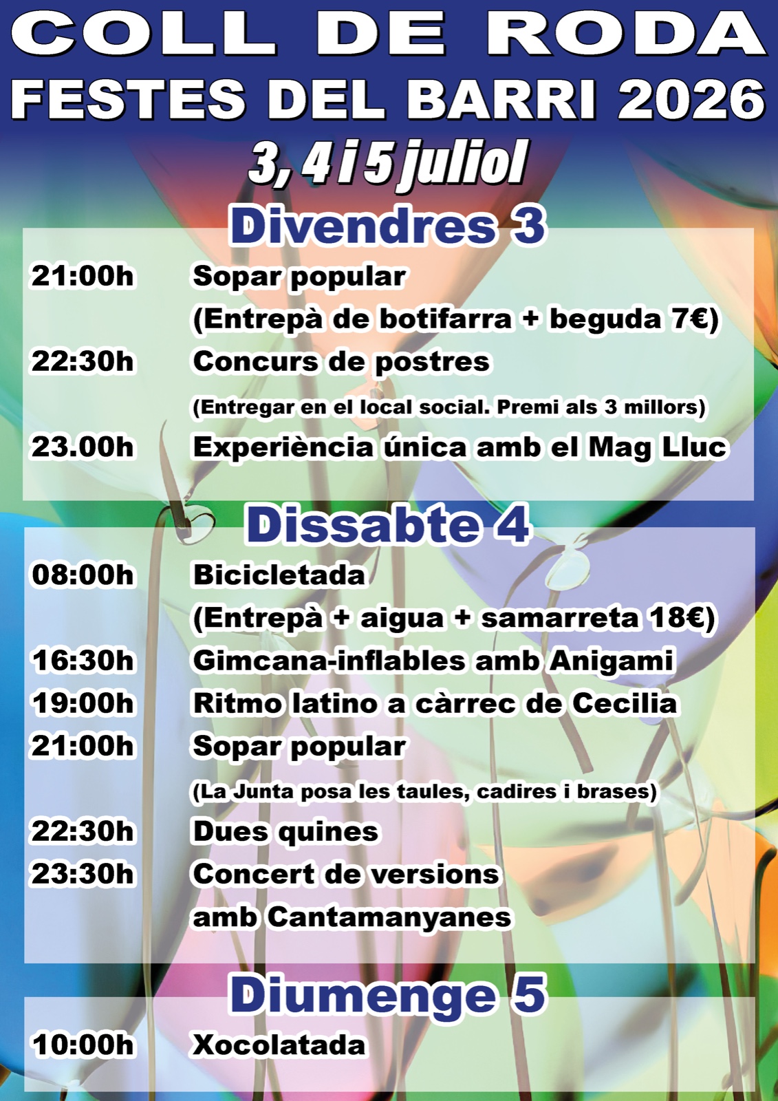 Festa del Barri Coll de Roda