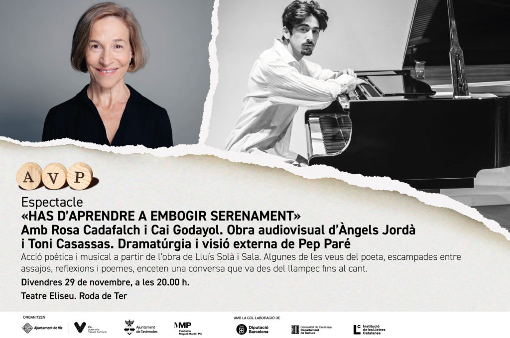 Jornades Miquel Martí i Pol | Espectacle poètic «Has d'aprendre a embogir serenament»