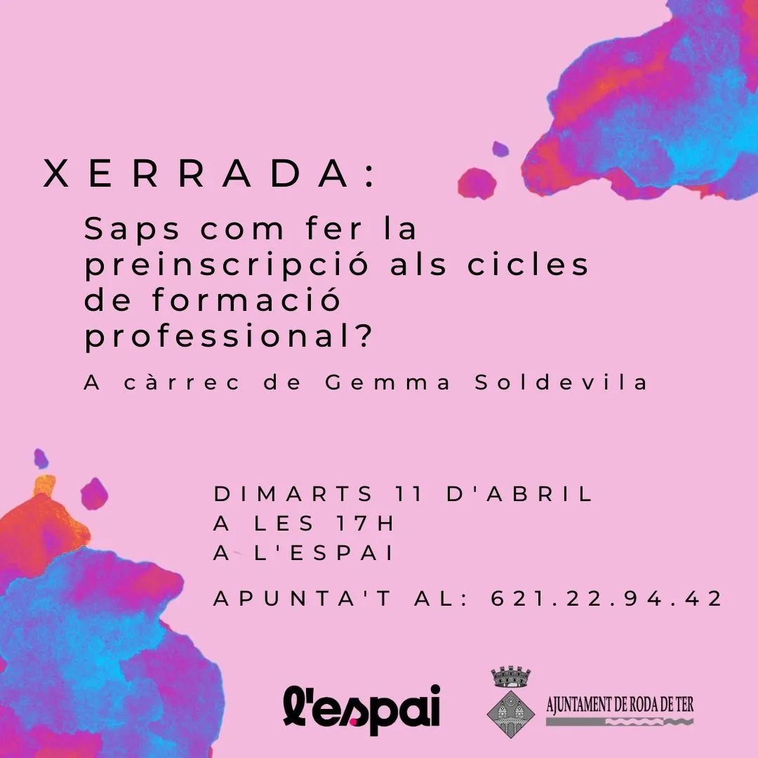 Saps com fer la preinscripció als cicles de formació professional?