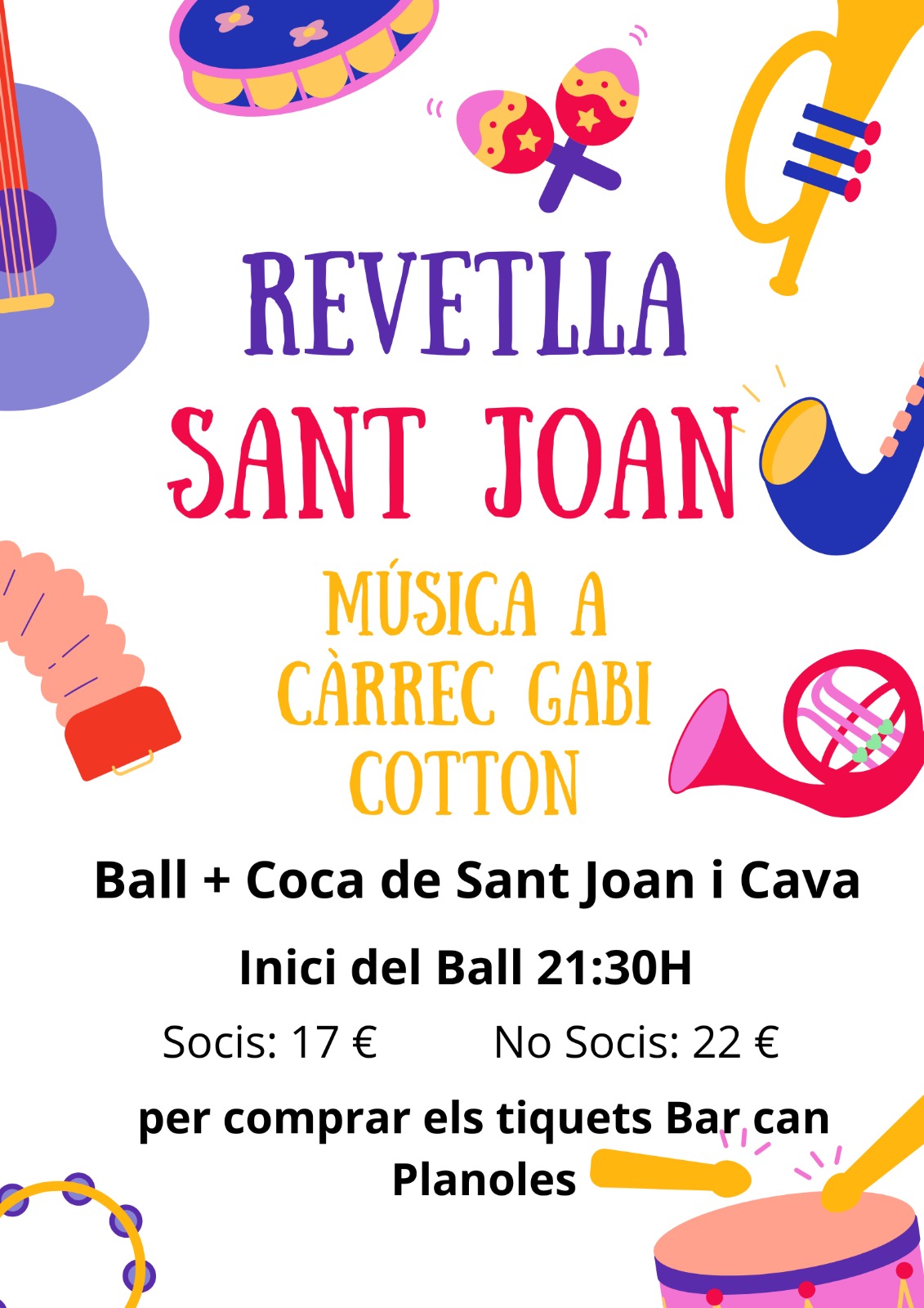 Revetlla de Sant Joan amb Gabi Cotton