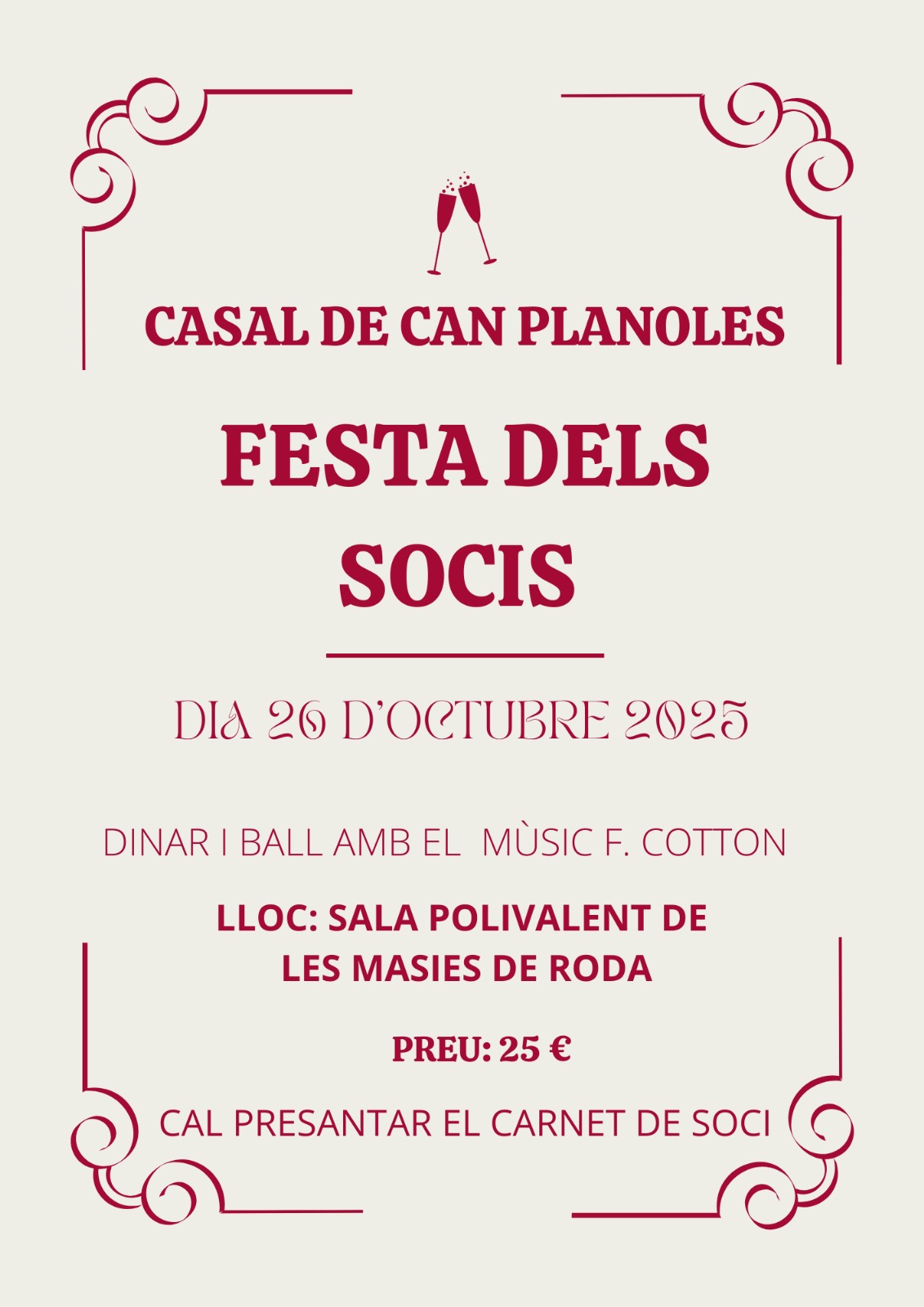 Festa dels socis del Casal de Can Planoles