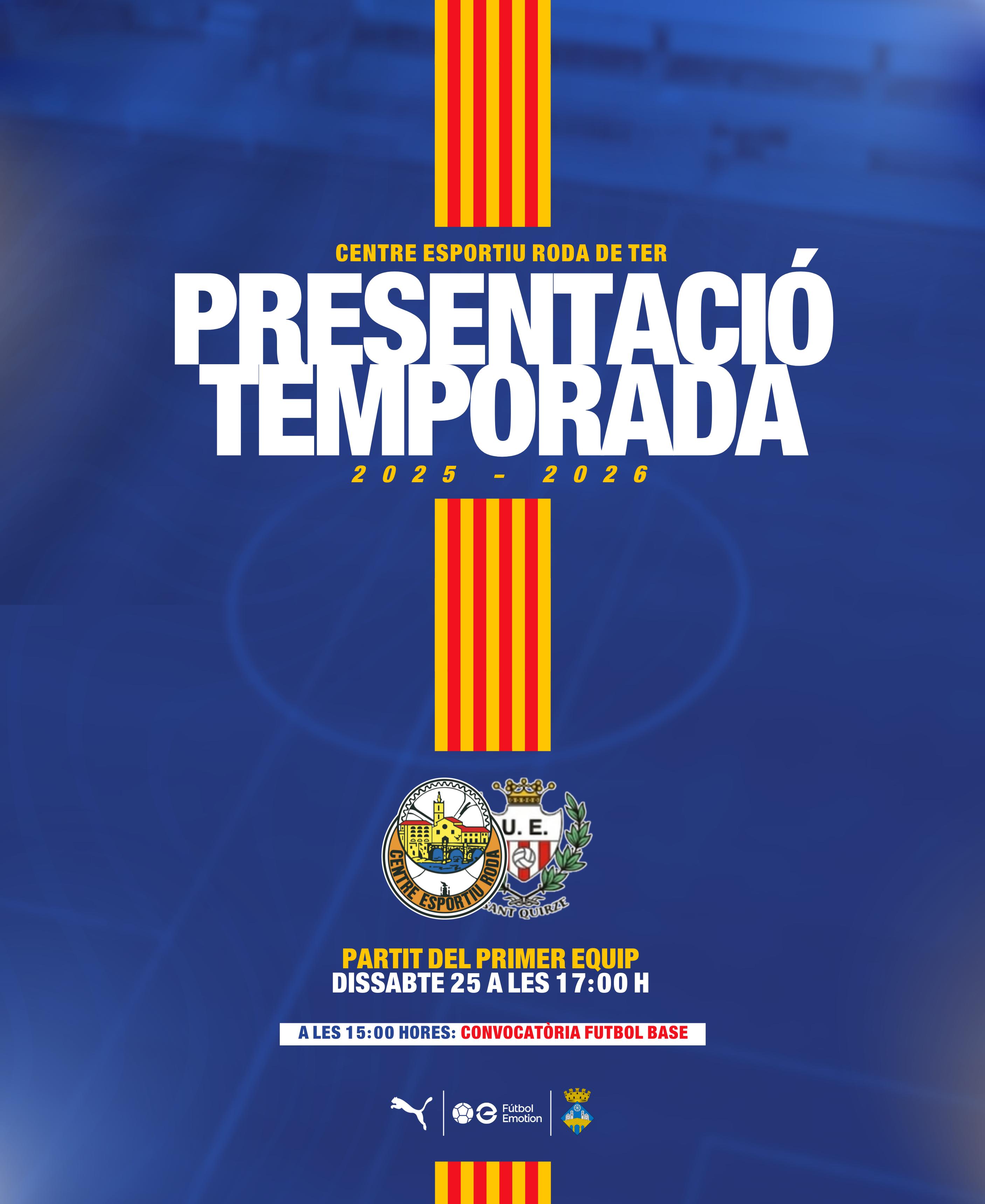 Presentació dels equips del CE Roda