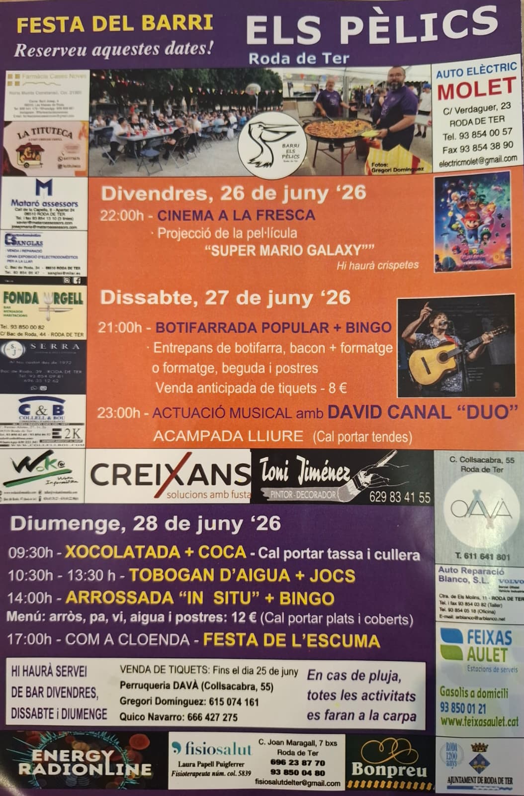 Festa del barri Els P&egrave;lics
