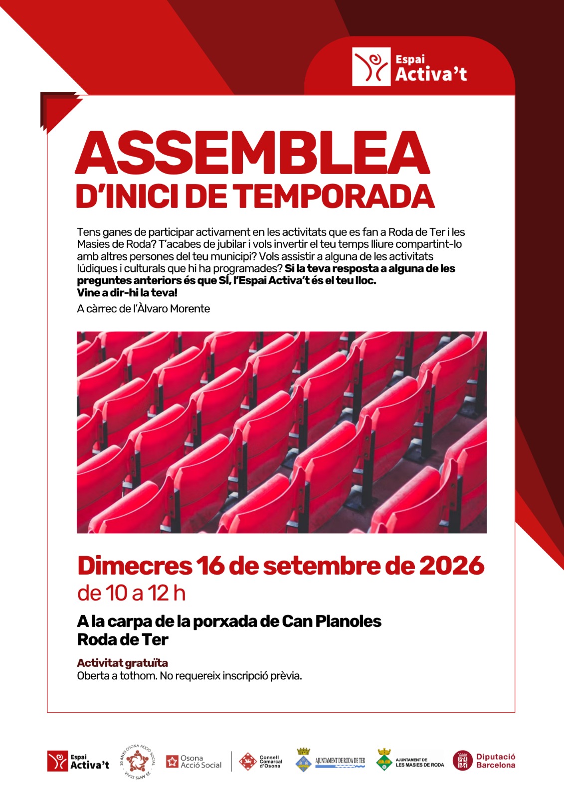 Assemblea d'inici de temporada de l'Espai Activa't