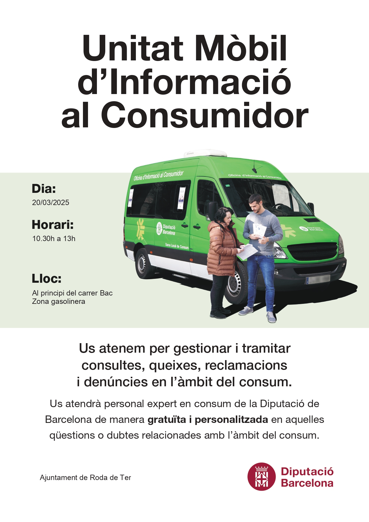 Unitat m&ograve;bil d'informaci&oacute; al consumidor 