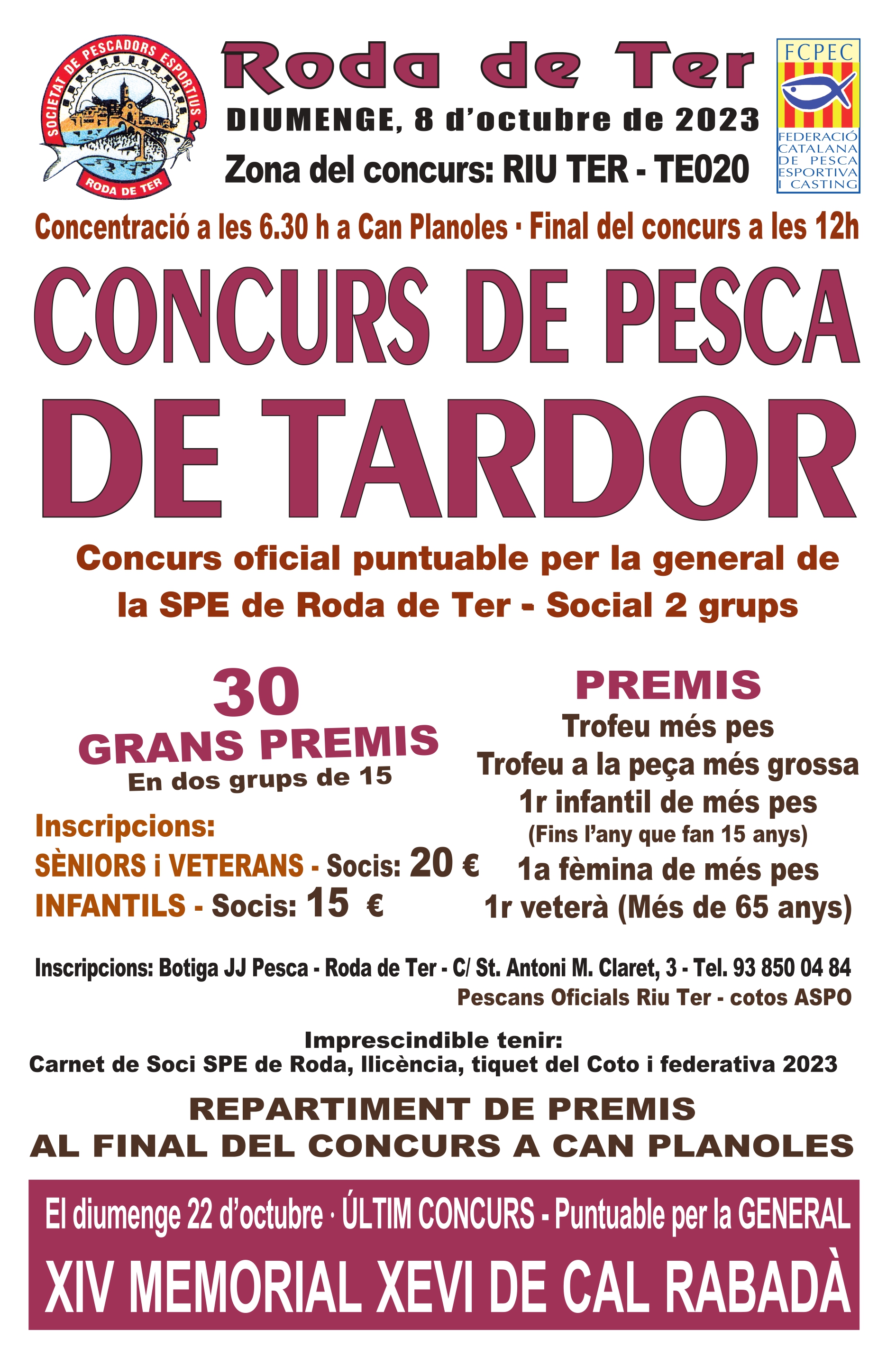 Concurs de pesca de tardor