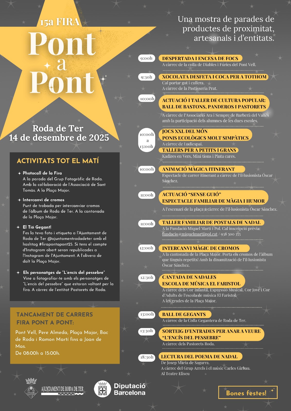 15a Fira de Pont a Pont | Roda per Nadal